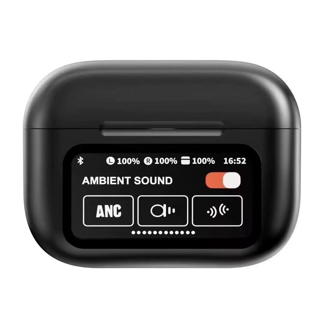 Écouteurs Bluetooth antibruit A9 Pro avec 13 fonctions, affichage LED
