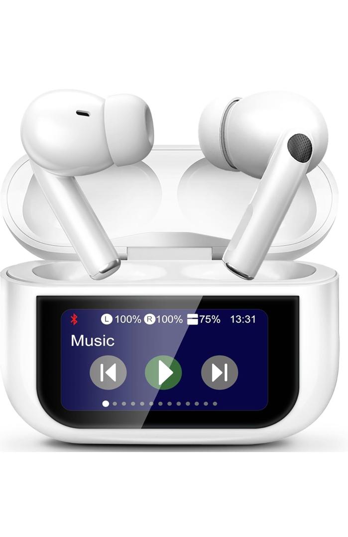 Écouteurs Bluetooth antibruit A9 Pro avec 13 fonctions, affichage LED